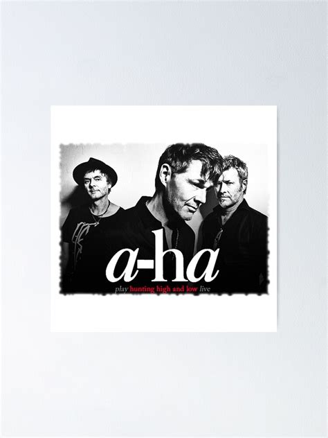 Aha Take On Me 2022 Tour A Ha Poster For Sale By Cksonnan Redbubble