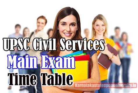 Upsc Civil Services Main Exam Time Table Soon Released Check