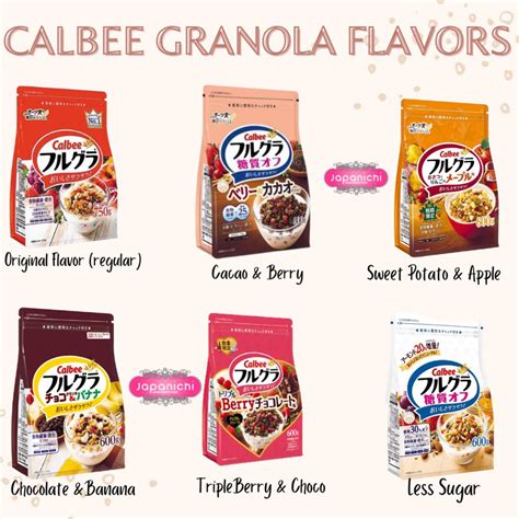 Calbee Fruit Granola Assorted Flavors From Japan Frugra Shopee Philippines