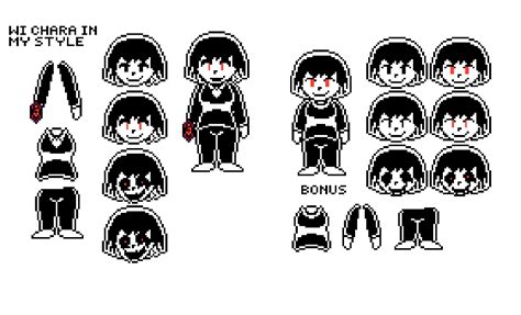 Undertale Chara Sprite Sheet Undertale Chara Sprites Sheet