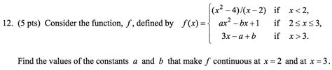 Solved 10 3 Pts Suppose F And G Are Continuous Functions