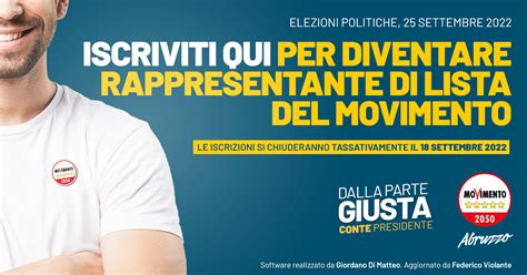 Iscrizione Rappresentanti Di Lista M5s Abruzzo