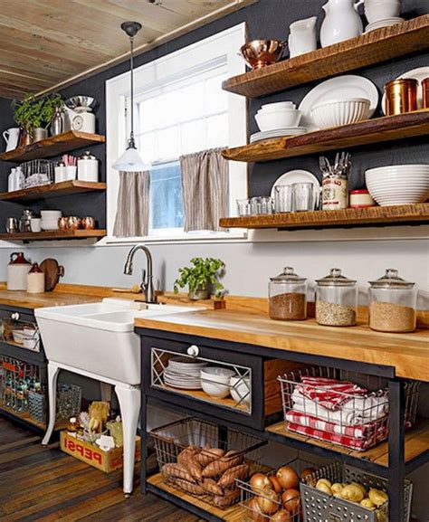 19 Awesome Kitchen Designs Ideas With Rustic At Home Rustic Kitchen Cabinets Kitchen Decor