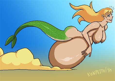 Mermaid Belly By Konpeitosaurus Hentai Foundry