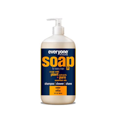 Everyone Mens 3 In 1 Soap Cedar And Citrus 32 Oz