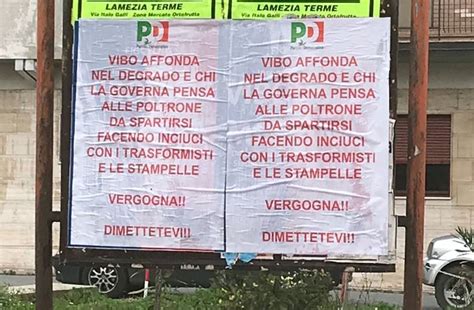 Il Pd Di Vibo Passa Allattacco Maggioranza Al Capolinea Costa Si