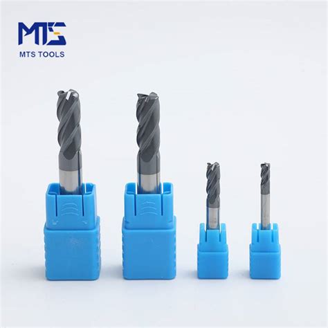 China Hrc Carbide Flute Standard Length Corner Radius End Mills