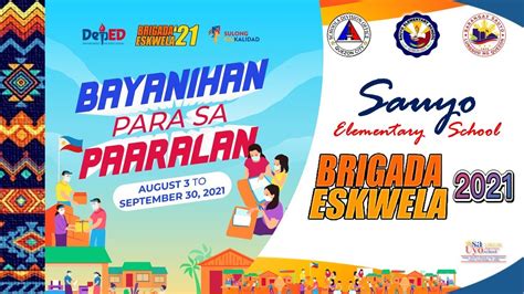 Sauyo Elementary School Brigada Eskwela 2021 Tara Na Magbayanihan Na