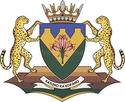 Coat Of Arms Of The Free State South Africa Stock Illustration Illustration Of Administrative