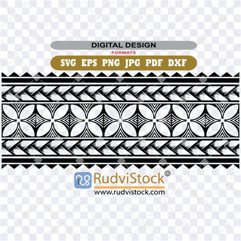 Polynesian Pattern Tribal Tattoo Rudvistock