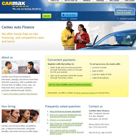 CarMax Auto Finance Pay Bill Quick Bill Pay