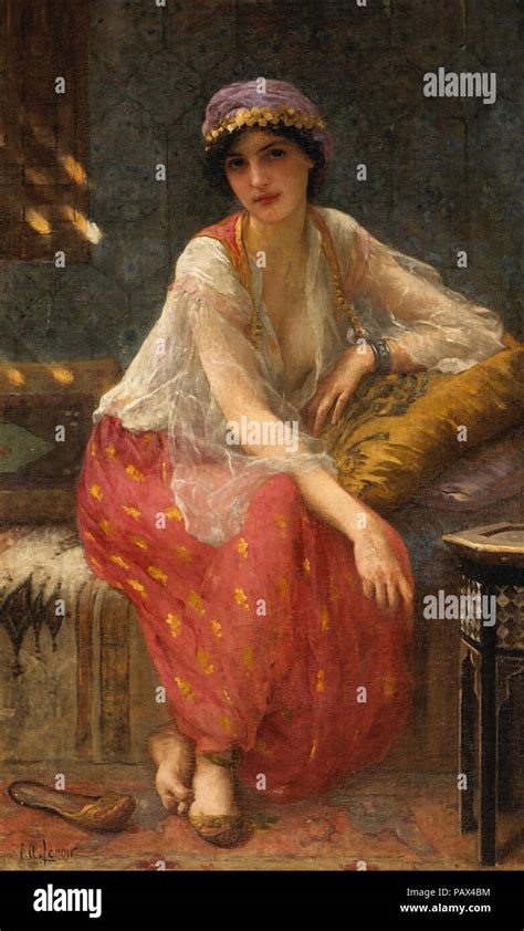 Lenoir Charles Amable Odalisque Stock Photo Alamy