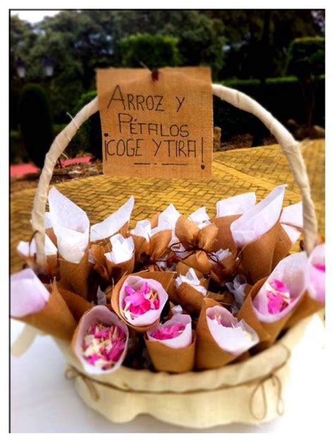 Conos De Boda En Arpillera Para P Talos De Flores Una De Nuestras