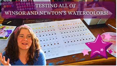 Livestream Swatching The Winsor And Newton Watercolor Dot Card Youtube