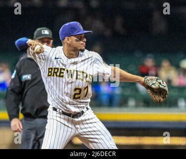 Milwaukee Brewers Shortstop Willy Adames And Milwaukee Brewers Third