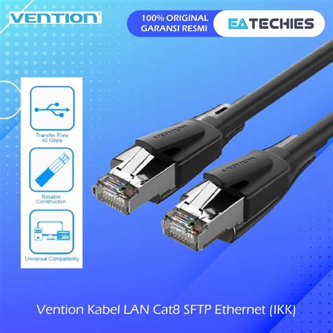 Jual Vention Kabel Lan Cat Rj Gaming Ethernet Sftp Gigabit Patch