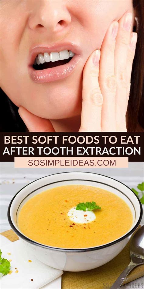 Soft Foods to Eat after Tooth Extraction - So Simple Ideas