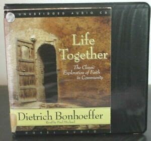 LIFE TOGETHER by Dietrich Bonhoeffer [Unabridged, CD, Ex-Library] | eBay