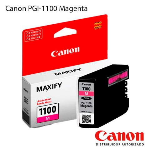 Cartucho De Tinta Canon PGI 1100 Magenta