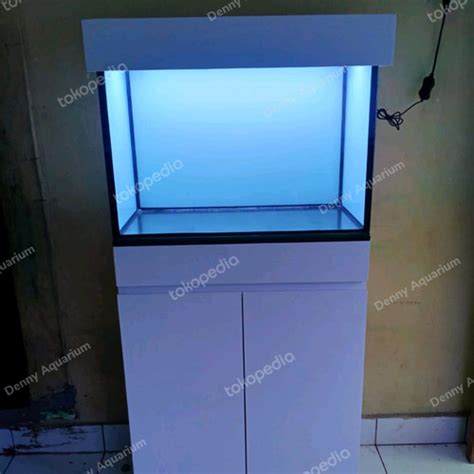 Jual Aquarium X X Cm Meja Kabinet Finishing Hpl Tinggi Cm