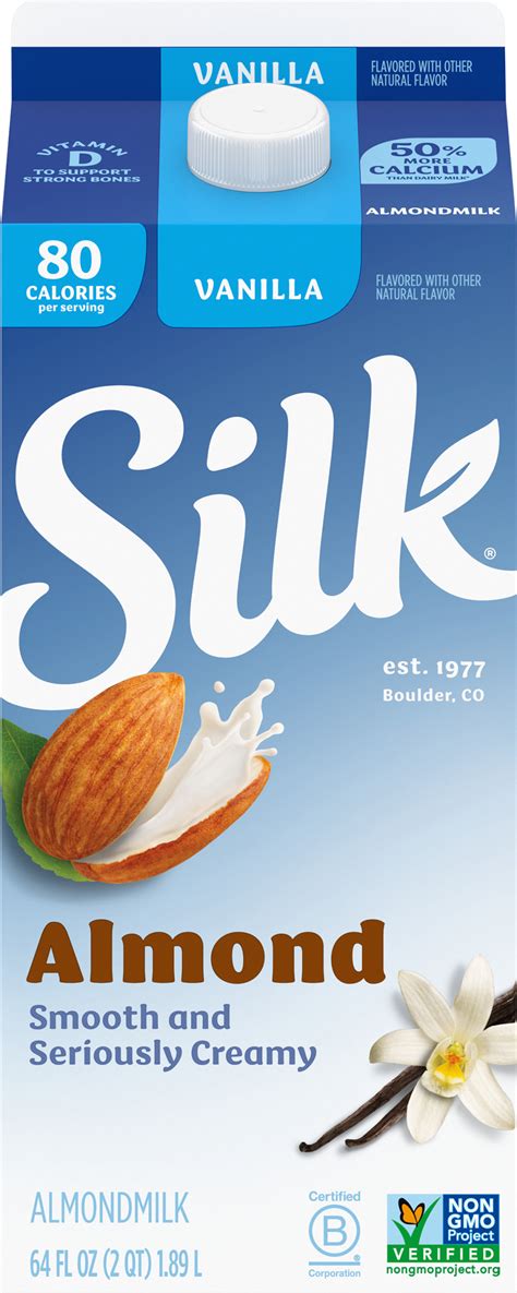 Silk Almond Milk Original Nutrition