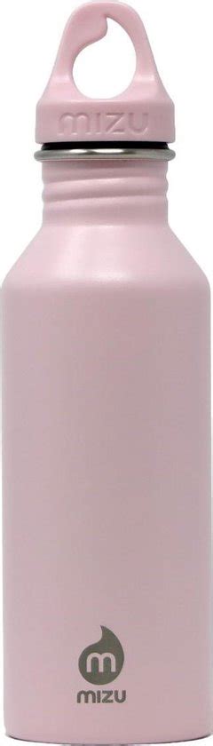 Mizu Drinkfles M Soft Pink Duurzame Rvs Waterfles Ml Roze Bol