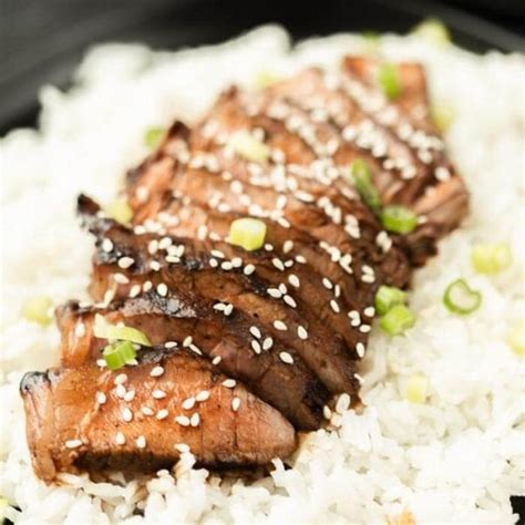 Grilled Teriyaki Steak Recipe The Best Teriyaki Steak Marinade