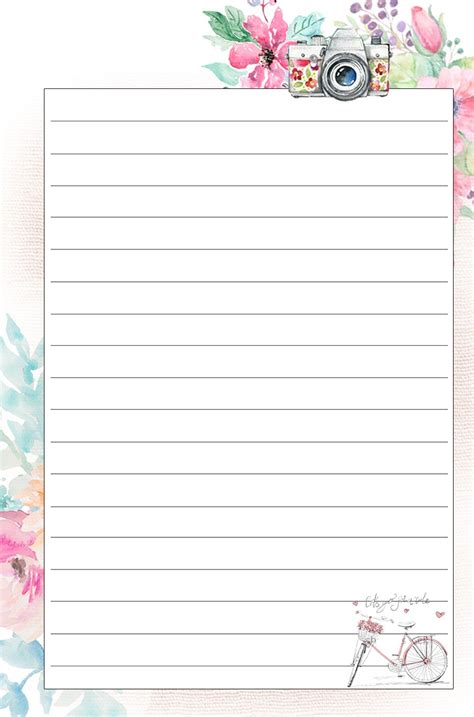 Планер для фотографа | Free printable stationery paper, Printable ...
