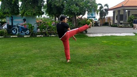 Tp Pembelajaran Silat Serangan Kaki Tendangan Pencak Silat Youtube