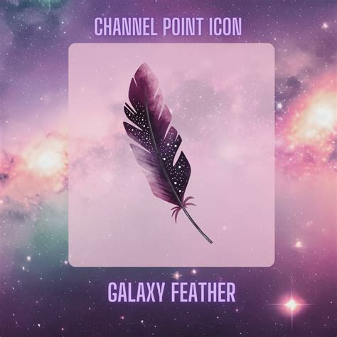 Galaxy Feather Channel Point Icon Etsy