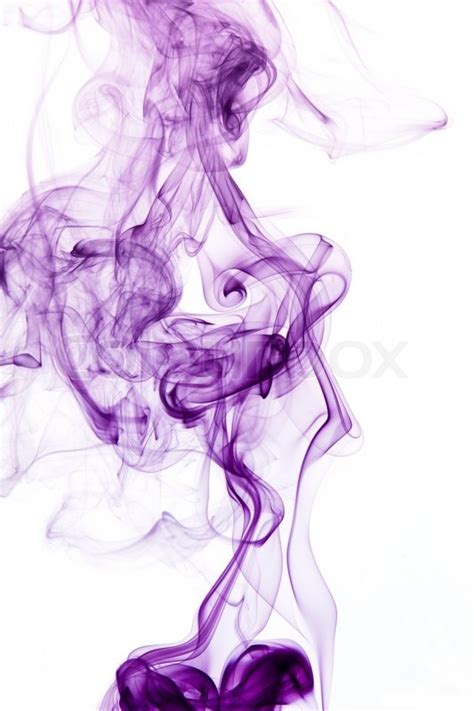 Purple smoke detail | Stock image | Colourbox