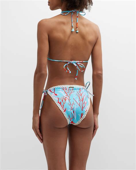 Milly Cabana Millie String Bikini Top Neiman Marcus