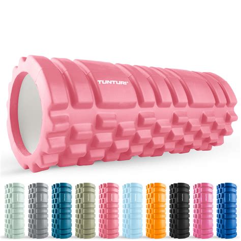 Yoga Foam Grid Roller Fitness Roller Rose Gold 33 Cm Tunturi New Fitness Bv