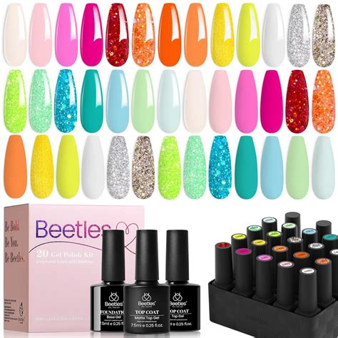 Beetles Juego de esmaltes de uñas de gel 20 colores colección Diva