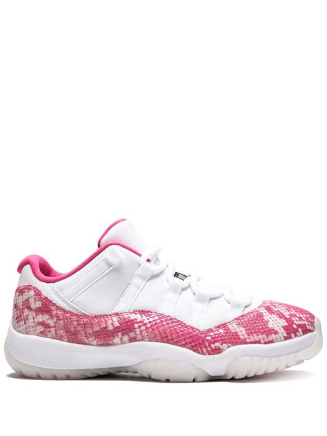 Jordan Air Jordan 11 Retro Low "Pink Snakeskin" Sneakers - Farfetch