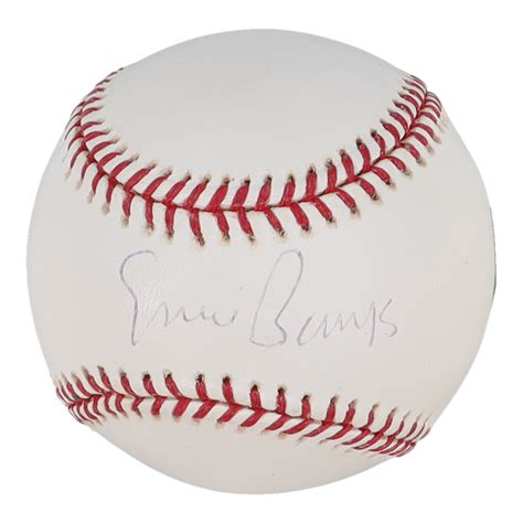 Ernie Banks Signed OML Baseball SidsGraphs MLB Schwartz Pristine