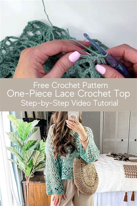 Free Crochet Pattern Easy One Piece Lace Crochet Top Artofit