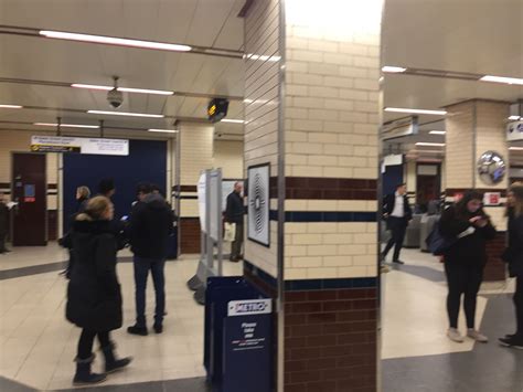 Inside Baker Street Tube Station At Baker Street Central London England