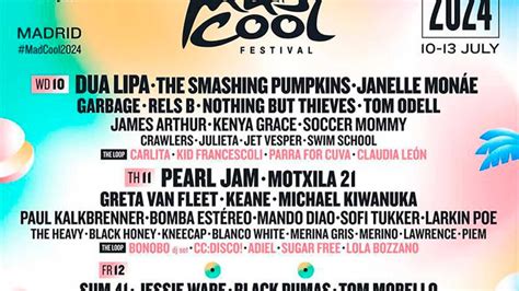 Mad Cool Festival Anuncia Los Primeros Confirmados De Su Edici N