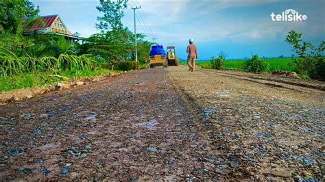 Pemkab Kolaka Timur Perbaiki Jalan Poros Iwoikondo Telisik Id