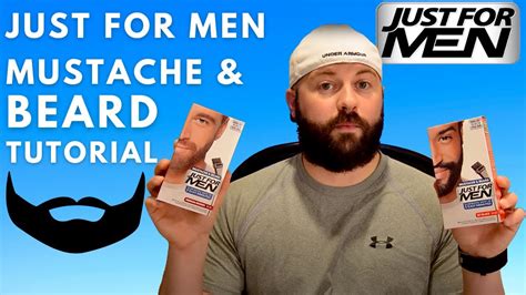 Just For Men Mustache And Beard Dye Tutorial Darken And Fill Your Patchy