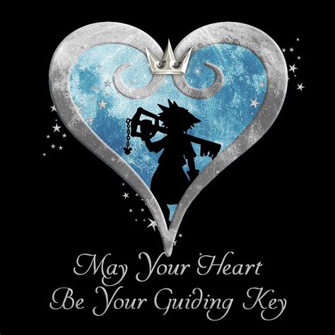 May Your Heart Be Your Guiding Key Kingdom Hearts Unisex T Etsy