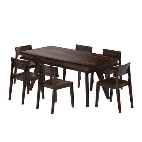 Petaluma Rustic Solid Wood 8 Piece Dining Room Set