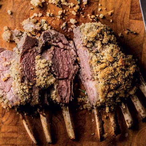 Air Fryer Herb And Parmesan Crusted Rack Of Lamb Recipe House Blog