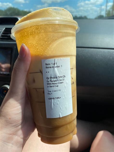 Starbucks Pumpkin Cream Cold Brew C Ph