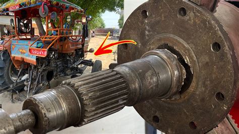 How To Accurate Repaired A Broken Massey Tractor Axle Was A