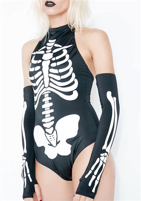 Sexy Skeleton Bodysuit Costume Dolls Kill