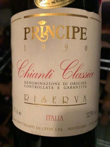 Cevin Principe Chianti Classico Riserva Vivino Canada