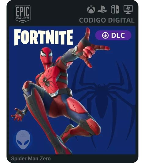 Fortnite Homem Aranha Zero Outfit Dlc Original Digital Mebuscar Brasil