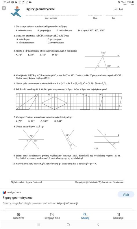 Test Z Matematyki Klasa Artofit